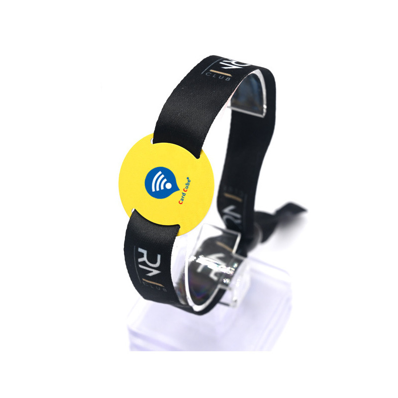 RFID织唛腕带批爆发产织唛手环定制工厂智能腕带厂家