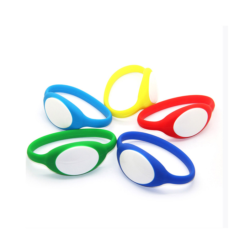 RFID游乐场硅胶腕带定做工厂NFC智能硅胶手环厂家2