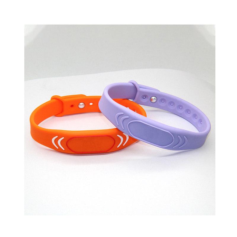 RFID硅胶腕带批发IC硅胶腕带定制NFC硅胶手环厂家3